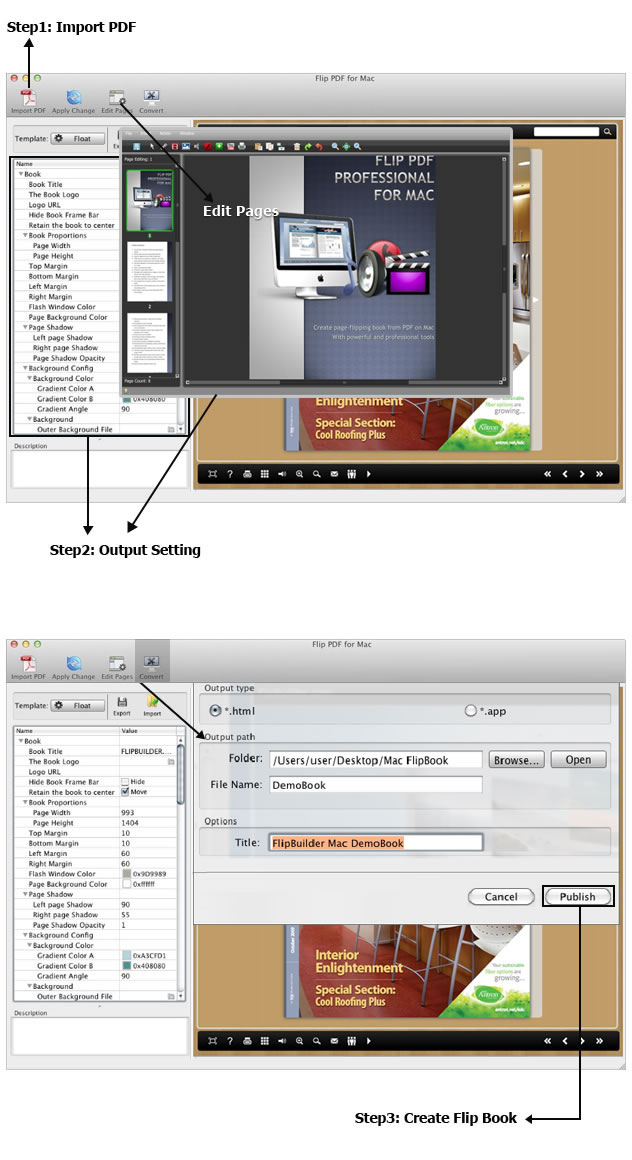 Flip PDF Pro interface